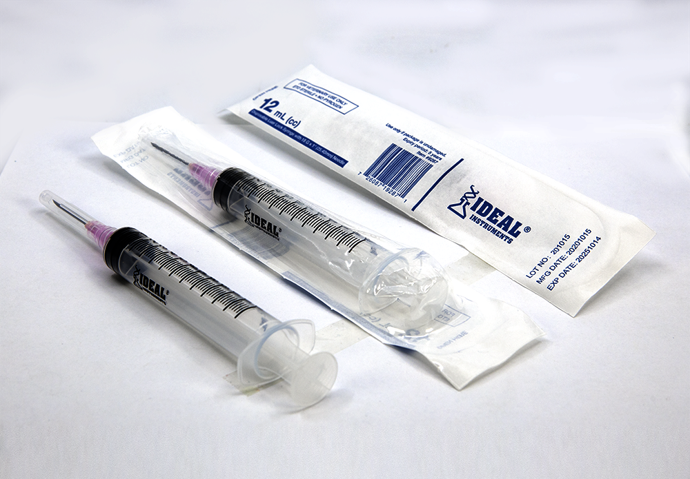 Ideal® Syringes With Needles 12cc — Southernstatescoop