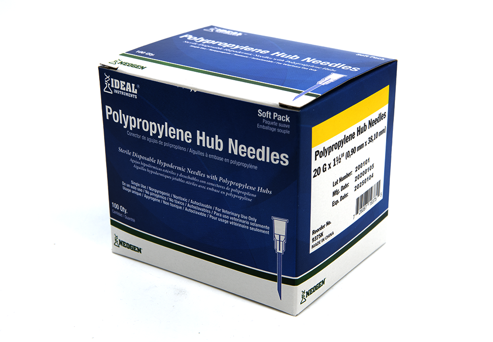 Ideal® Polypropylene Hub Needle