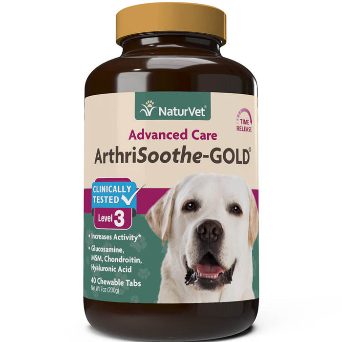 NaturVet ArthriSoothe-GOLD® Advanced Care Chewable Tablets