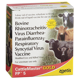 Zoetis CattleMaster GOLD FP 5 Vaccine