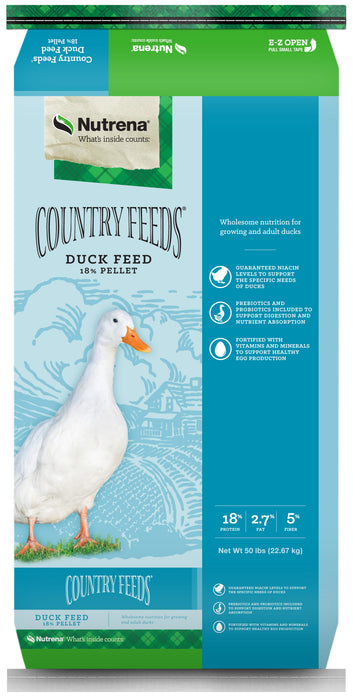 Nutrena® Country Feeds® Duck 18% Pellets