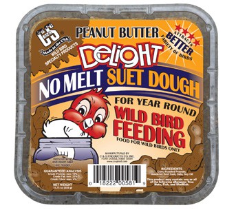 C&S Peanut Butter Delight No Melt Suet Dough
