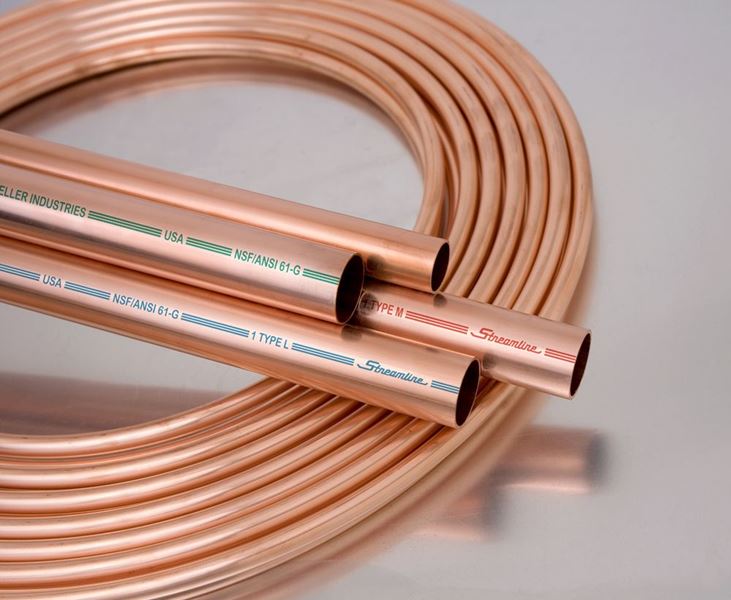 Mueller Streamline® Copper Tube sets 1/2" X 5'