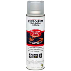 Rust-Oleum Industrial Choice® M1600 System Precision Line Inverted Marking Paint White 17 oz.