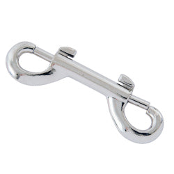 King Chain 4" Nickel Double End Bolt Snap
