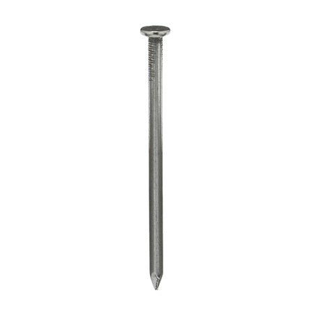 Zoro Tools Common Nail, 2-1/2 in L, 8d, Steel, Bright Finish, 10.25 ga 455 PK