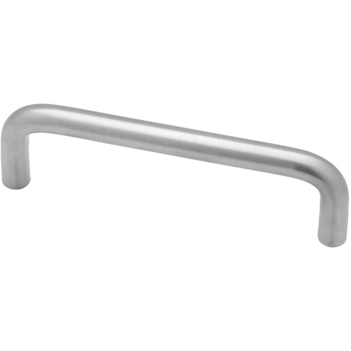 Liberty Satin 3-1/2 In. Chrome Steel Cabinet Pull, 2 Pack
