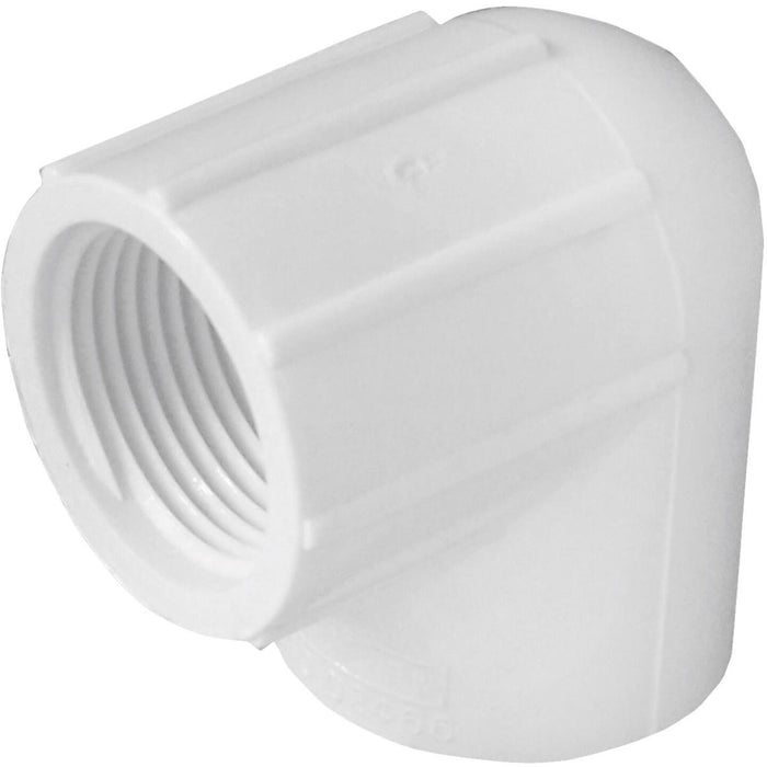Charlotte Pipe 3/4 In. x 3/4 In. Schedule 40 Solvent x Threaded PVC Elbow