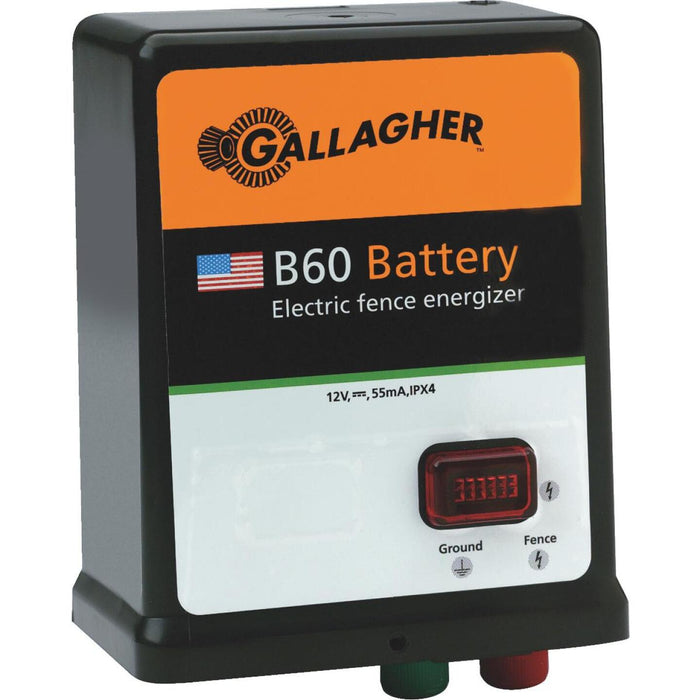 Gallagher B60 40-Acre Battery Electric Fence Charger