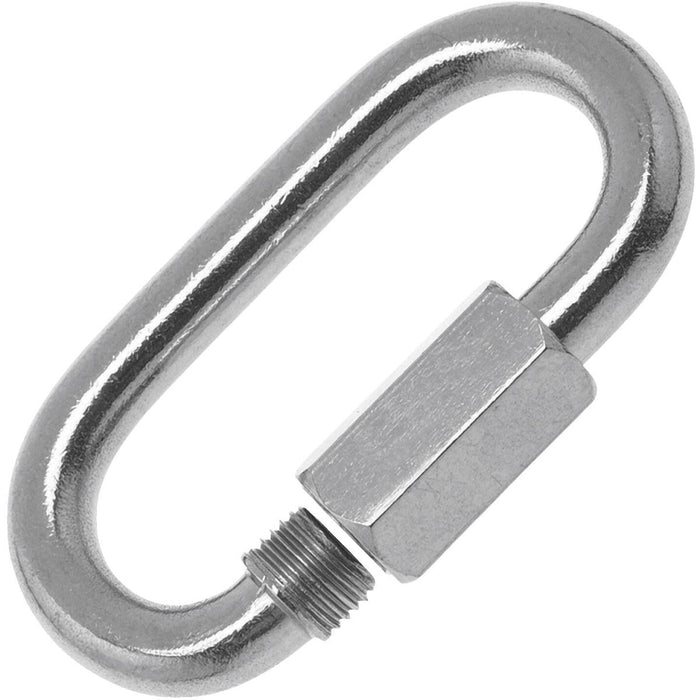 Campbell 1/4 In. Polished Cast Stainless Steel Quick Link