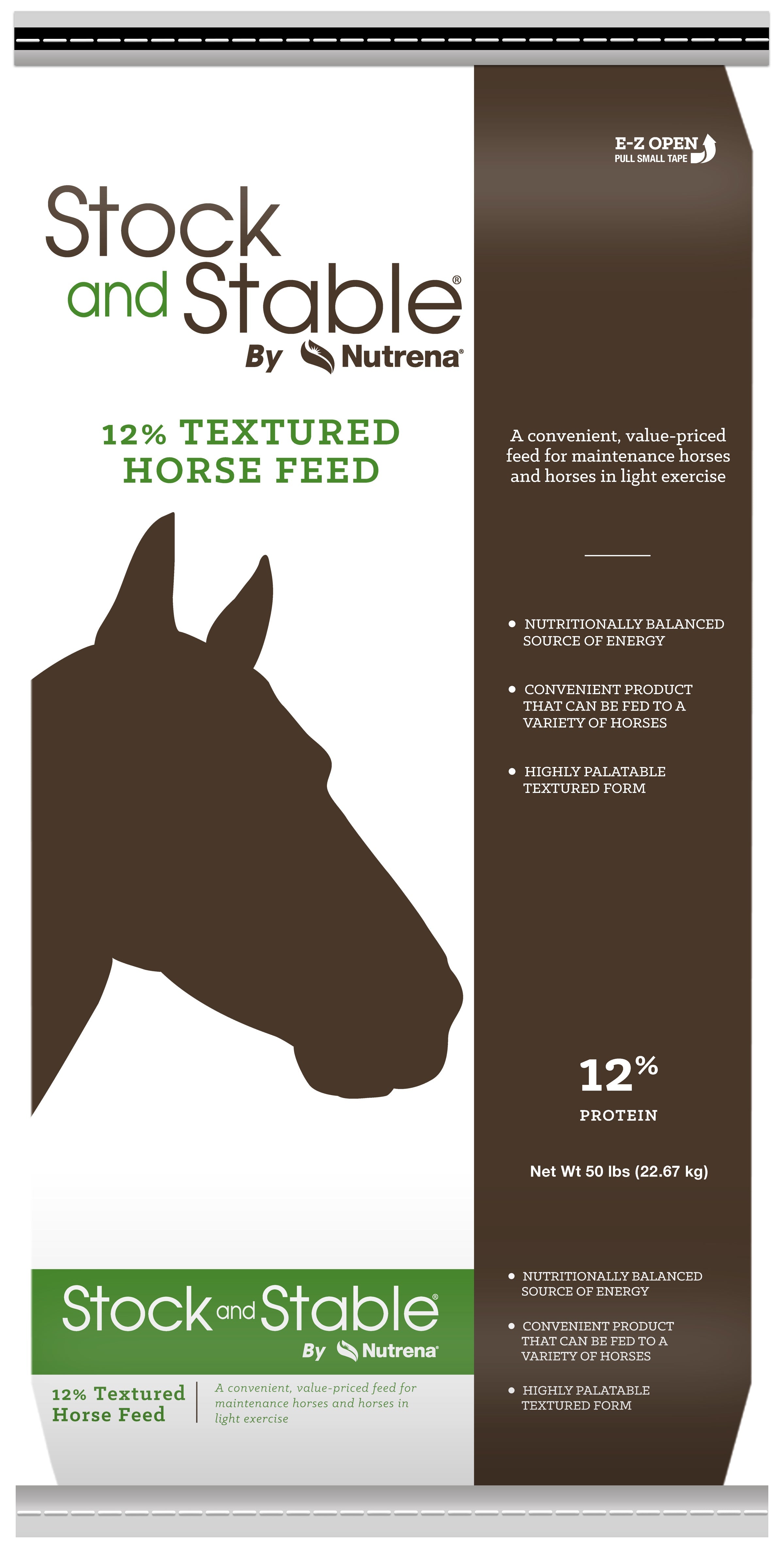 Stock Stable By Nutrena 12 Textured Horse Feed