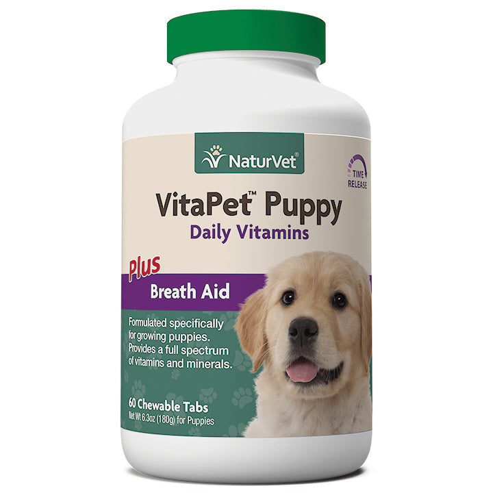NaturVet VitaPet Puppy Daily Vitamins Chewable Tablets