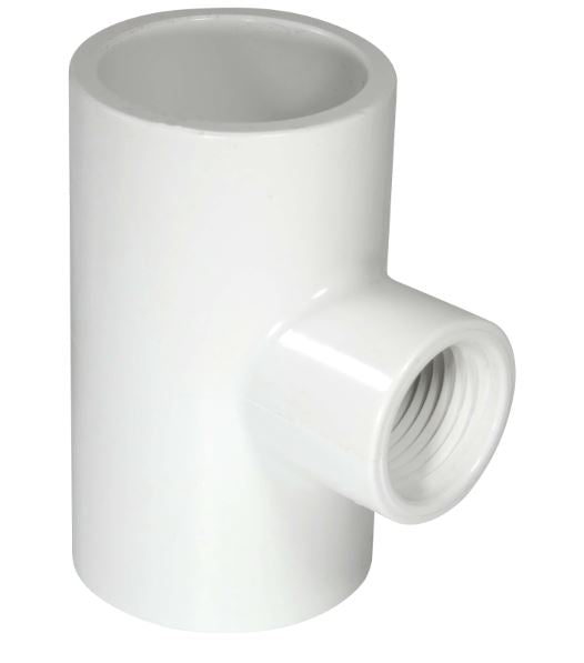 Xirtec® PVC SCH 40 Reducing Tee (3/4" x 3/4" x 1/2")