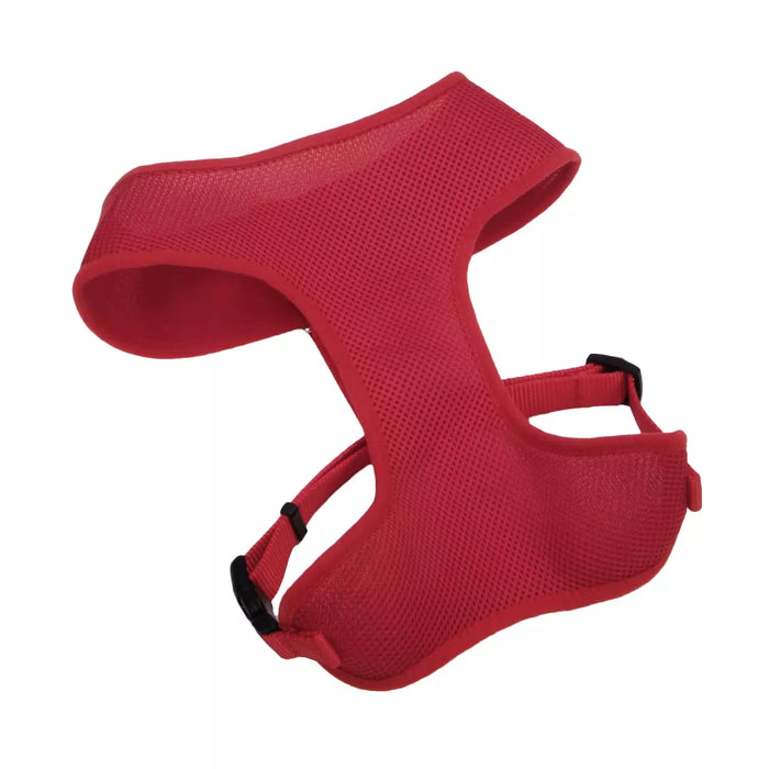 Coastal Pet Products Comfort Soft Adjustable Dog Harness Red, 3/4" x 20"-29"