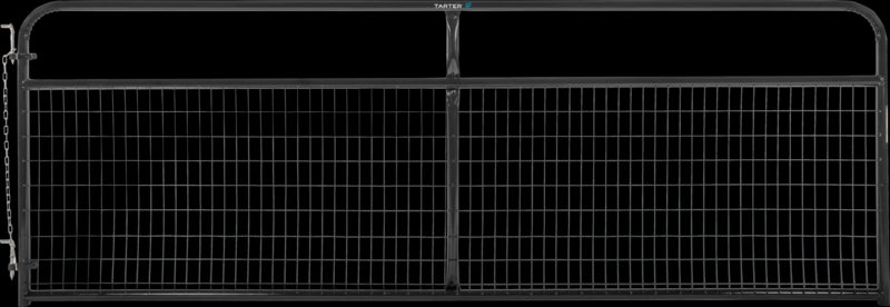 Tarter Watchman Wire Mesh Gate 2" x 4 in. x 10 ft. Black