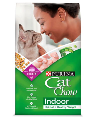 Purina Cat Chow Dry Cat Food Indoor Hairball Healthy Weight 3.15