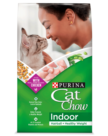 Purina Cat Chow Dry Cat Food Indoor Hairball + Healthy Weight 3.15 lb.Bags