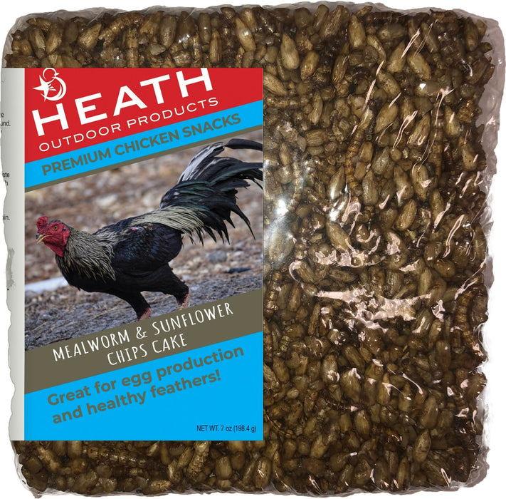Heath Outdoor Products SC-101: Chicken Snack Seed Cake with Sunflower Chips - 12-pack Case