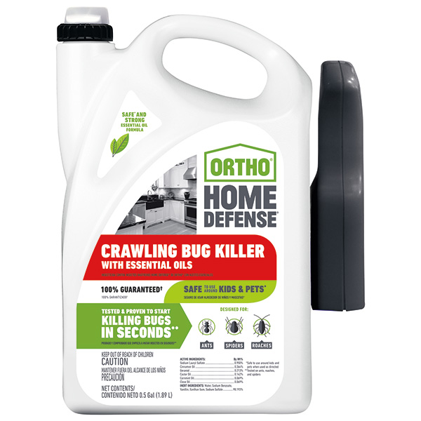ORTHO HOME DEFENSE CRAWLING BUG KILLER WITH ESSENTIAL OILS READY-TO-USE SPRAY 1/2 GAL