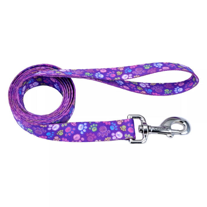 Coastal Pet Products Styles Dog Leash Special Paws 5/8" x 6'
