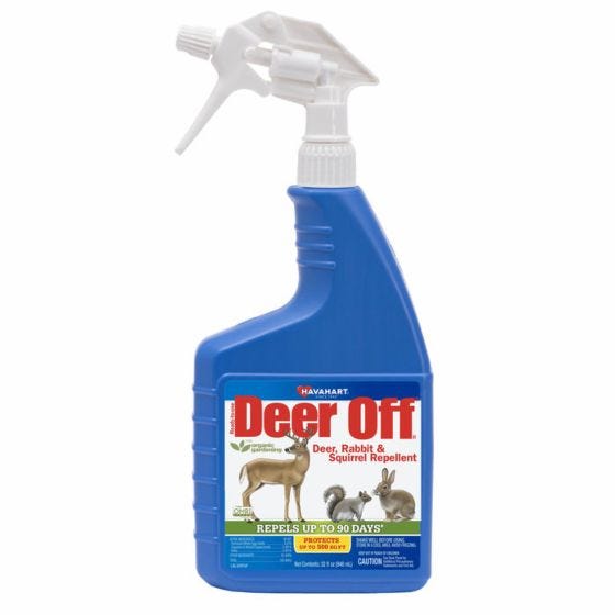Havahart Deer Off 32 Oz. Ready To Use Organic Deer, Rabbit, & Squirrel Repellent