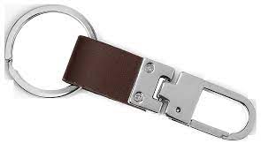 Hy-ko Products Key Chain Leather Brown