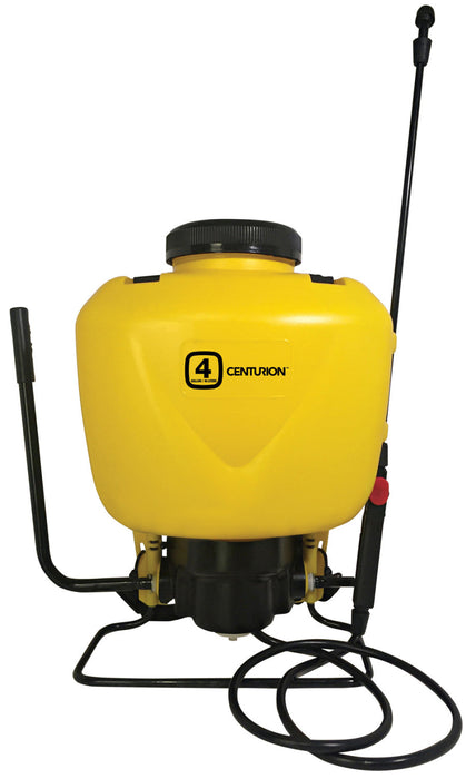 Central Garden & Pet Company Centurion Multi-Hand Backpack Garden Pressure Sprayer 4ft Hose Yellow 1ea/4 gal