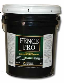 Gardner Gloss Black Asphalt Fence Paint 5 Gal