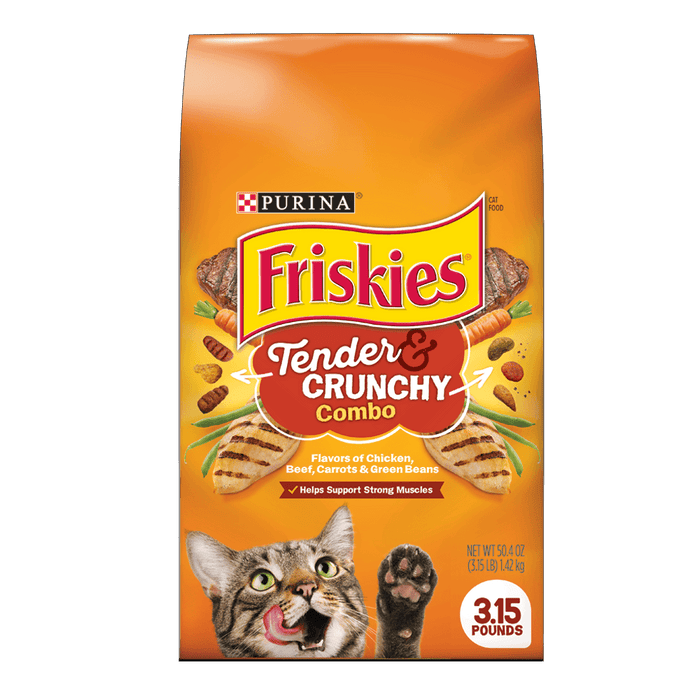 Purina Friskies Tender & Crunchy Combo Dry Cat Food