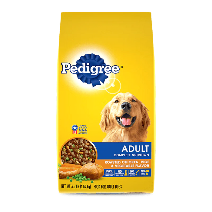 Pedigree kibble dog outlet food