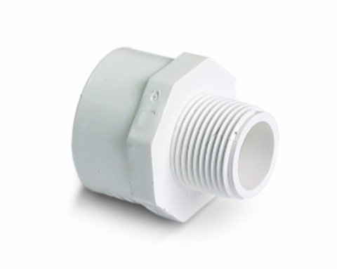 Genova Products 1/2" X 3/4" PVC Sch. 40 Reducing Male Adapters