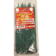 Tool City 8 in. L Green Cable Tie 100 Pack