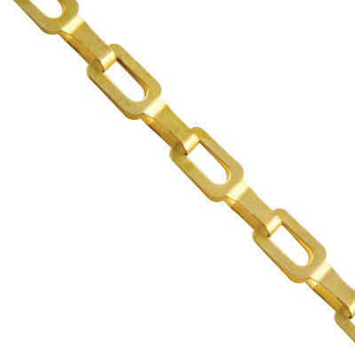 King Chain 1/0 x 15 ft. Solid Brass Safety Plumber Chain