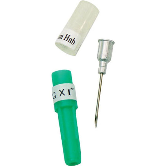 ALUMINUM HUB DISPOSABLE NEEDLE