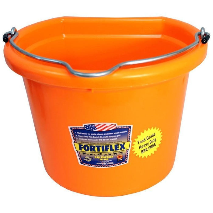 Fortiflex 8 Quart Flat Back Bucket