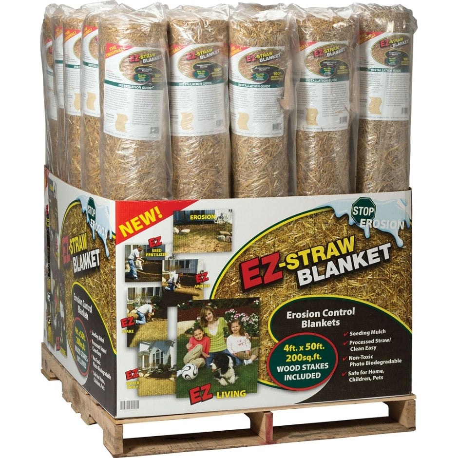 Hay blanket for online grass seed