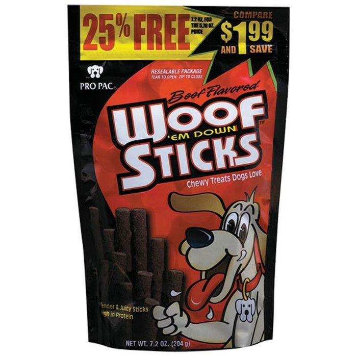 Pro Pac Woof Em Down Sticks Dog Treats